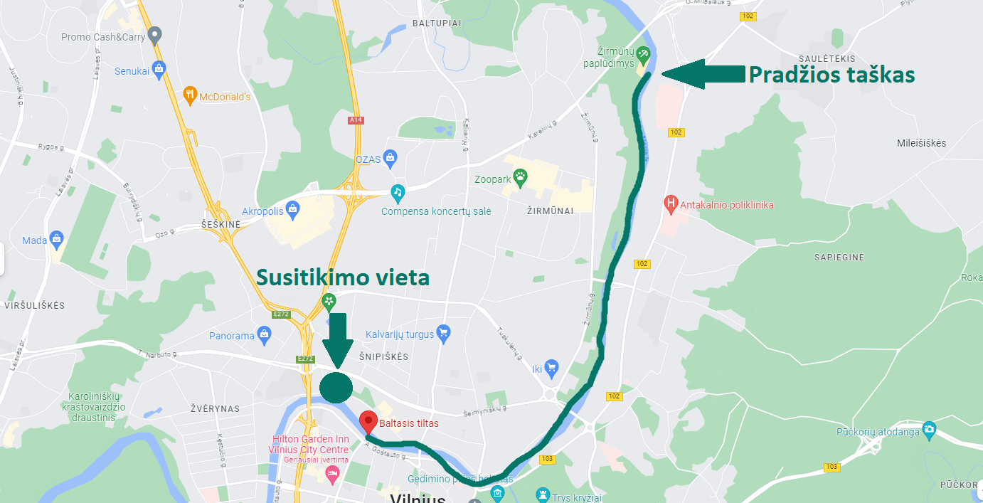 Irklentės nuoma Vilniuje